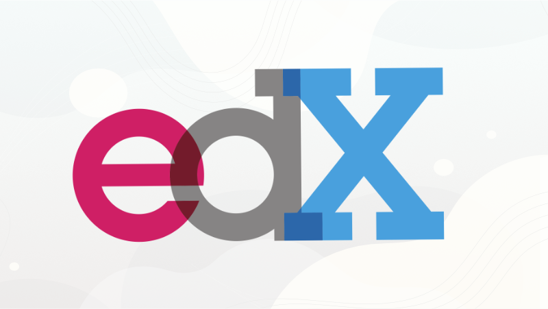 Logo de edX, plataformas de e-learning